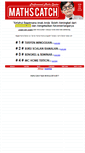 Mobile Screenshot of maths-catch.com